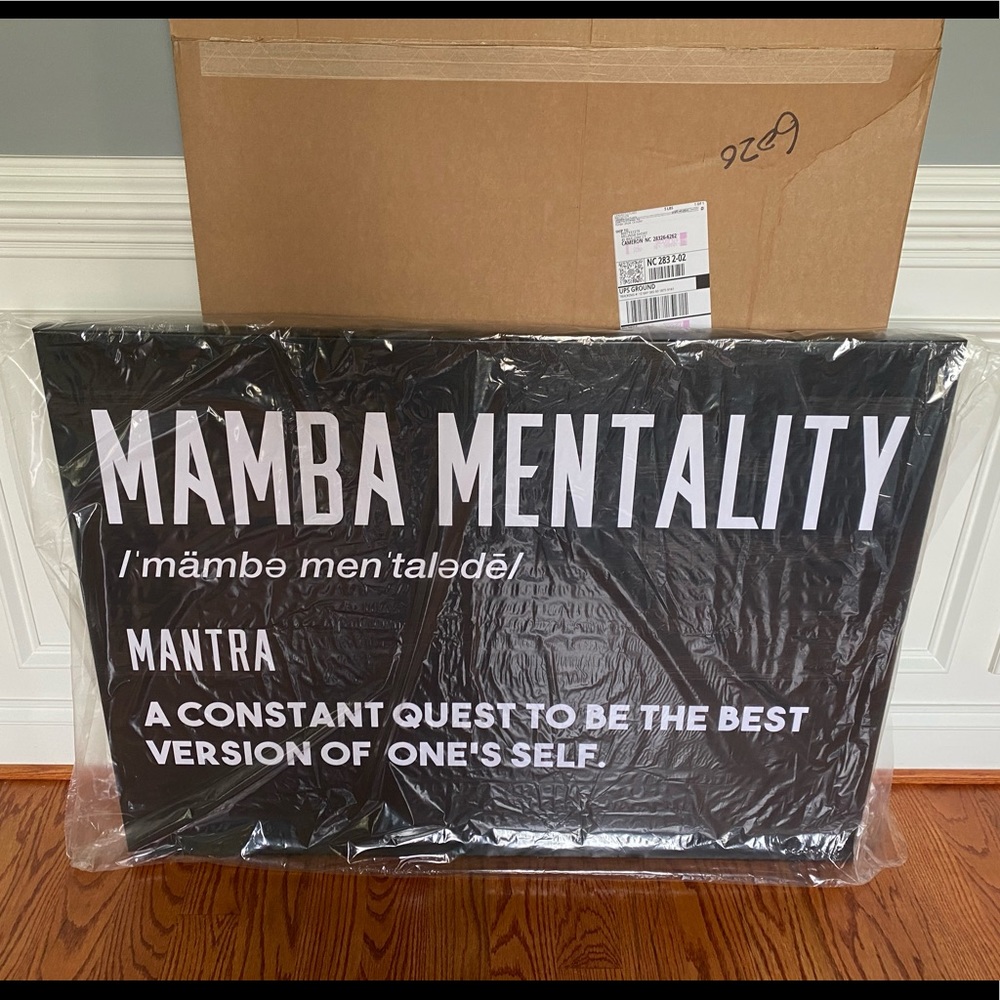Mamba Mentality Canvas New w/ defects